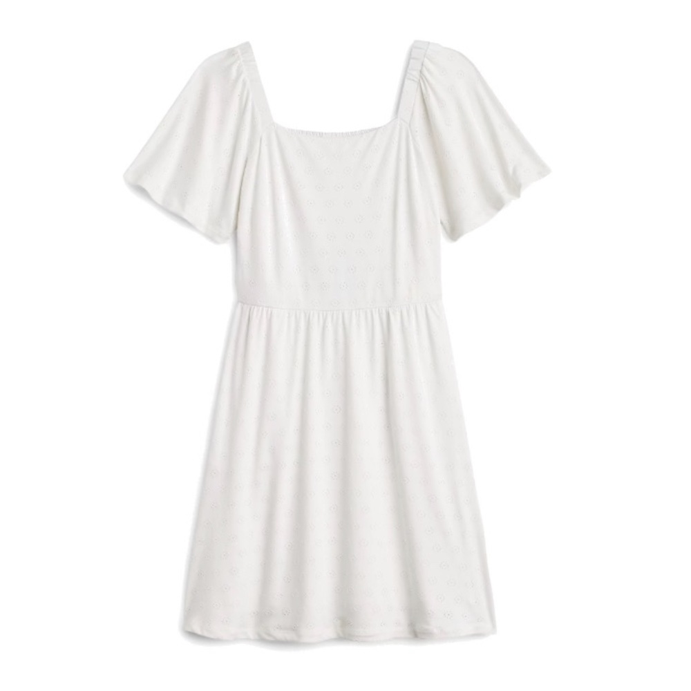 NWT Market & Spruce Dion Smocked Back Eyelet Dress
